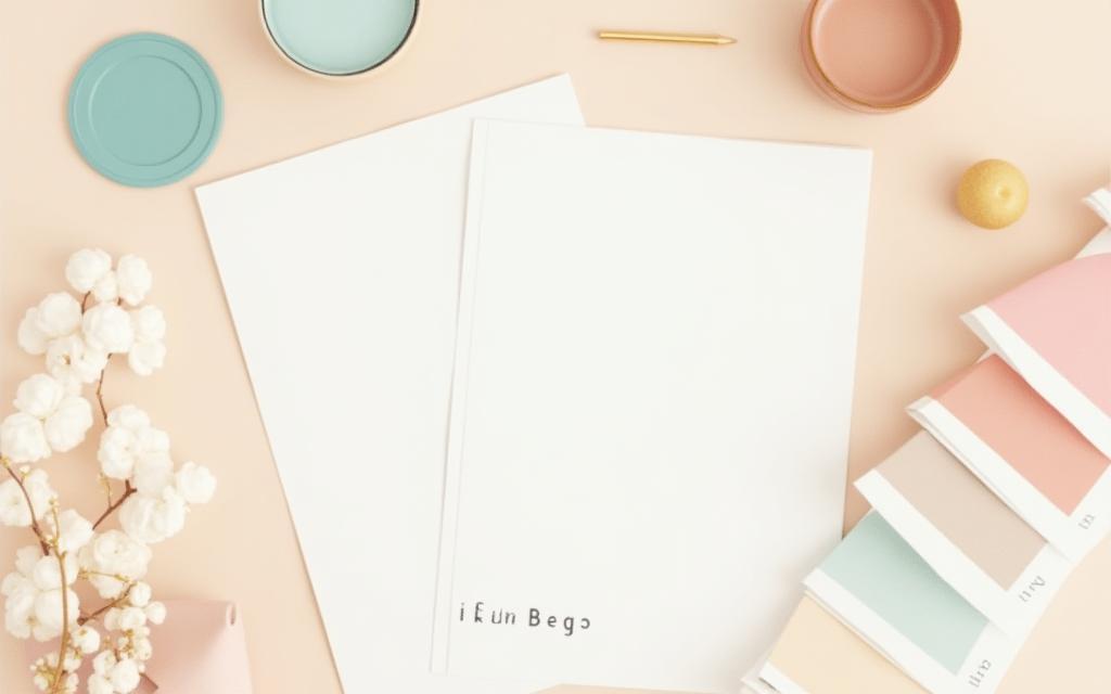 Beautiful branding design showcase including logo, color palette, and typography examples.