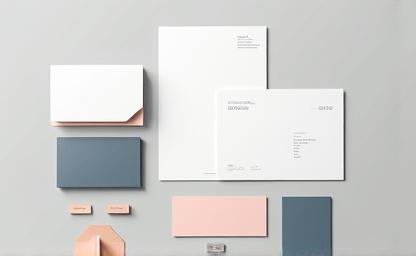 Set of marketing collateral including a flyer, business card, and postcard